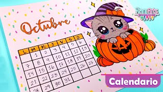 Haz el Calendario de OCTUBRE Ideas y Motivación  DIY FÁCIL [upl. by Novia]