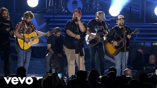 Luke Combs  The Man He Sees in Me Official Live Video [upl. by Leohcin464]