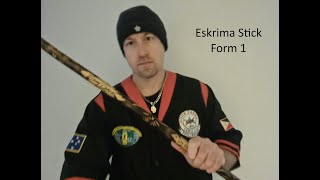 Eskrima Stick Form 1  Stick Skill Building Practice 2024 [upl. by Onitnatsnoc]