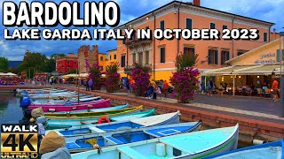 BARDOLINO LAKE GARDA ITALY HERE IS WHAT TO EXPECT IN OCTOBER IN LAKE GARDA  WALKING TOUR 4K60FPS [upl. by Niamjneb]