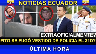 NOTICIAS ECUADOR HOY FITO Se Habría Fugado Vestido de Policía  ÚLTIMA HORA Ecuador EnVivo [upl. by Yemar]