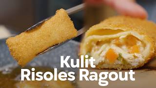 JAJANAN PASAR FAVORIT  RESEP KULIT RISOLES RAGOUT [upl. by Eilyac]