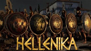 HELLENIKA  El mejor Mod para Atenas y Esparta  GAMEPLAY [upl. by Oicram]