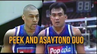 PBA THROWBACK  2000 NELSON ASAYTONO AND ALI PEEK DUO  TALAGANG SASAKIT ANG KATAWAN MO SA KANILA [upl. by Ronda]