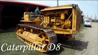 1948 Caterpillar D8 First Start 2012 [upl. by Nerhe]