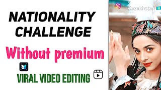 how to do Nationality Challenge viral reel  how Id look in different nationalities reel tutorial [upl. by Katti725]