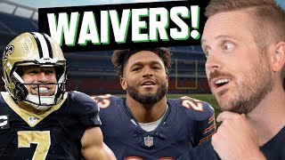 Week 12 Waivers  Old Man Strength Difference Makers  Fantasy Football 2024  Ep 1680 [upl. by Garihc]