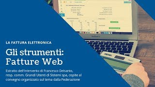 Strumenti di fatturazione elettronica Fatture Web [upl. by Gorga]