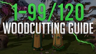 Runescape 3  199120 Woodcutting guide 2022 [upl. by Rabin945]