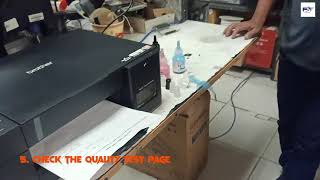 HOW TO INIZIALIZE THE PRINTER  BROTHER DCPT420W [upl. by Ericha]