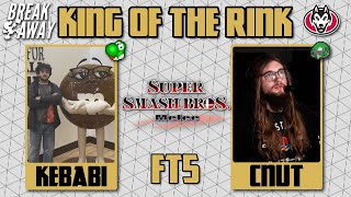 Kebabi VS Cnut  King of The Rink 2  Smash Melee First to 5 [upl. by Rednasyl]