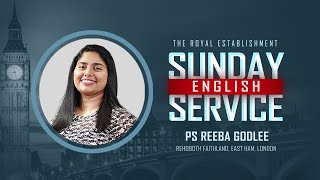 Sunday English Service  Pr Reeba Godlee  Rehoboth London  22 Sep 2024 [upl. by Selimah628]