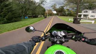 Kawasaki Z900RS Cafe  LeoVince Full Exhaust  Brutal Sound [upl. by Dreyer]