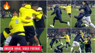 Jose Mourinho CRAZY WILD CELEBRATION to Sofyan Amrabat last minute goal in Fenerbahçe vs Trabzonspor [upl. by Otreblanauj]