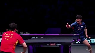 FULL MATCH  FAN ZHENDONG VS TOMOKAZU HARIMOTO  CHONGQINQ 2024 [upl. by Butler]