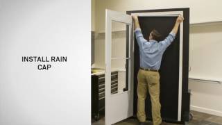 Installing Storm Doors with the 2Hour Easy Installation System  Andersen Windows [upl. by Brittain]