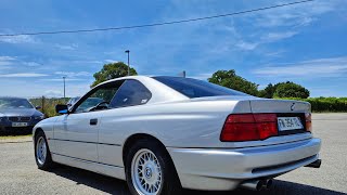 BMW 850i e31 Super Sprint Exhaust Sound [upl. by Atirehc997]