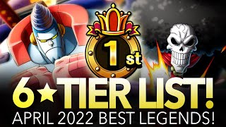 GLOBAL TIER LIST Best Legends April 2022 ONE PIECE Treasure Cruise [upl. by Akinar]