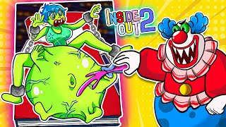 INSIDE OUT PAPER Save Joy from Jangles The Clown Joy Squishy Papier  Rescue INSIDE OUT 2 ASMR [upl. by Calhoun]