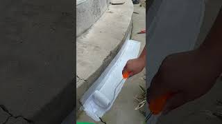 Amazing Process 💦 waterproofing part 424 easily solve problem short shorts waterproofing [upl. by Ylrehs]