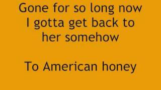 Lady Antebellum quotAmerican Honeyquot w Lyrics [upl. by Sollows]