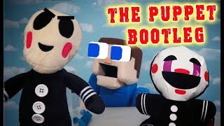 Five Nights at Freddys Puppet BOOTLEG Marionette Plush vs LAWN MOWER OF DOOM Funko Pop Fnaf [upl. by Burack]