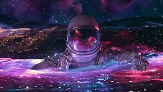 Floating Astronaut in Space  Relaxing Cosmic Journey for Stress Relief amp Meditation [upl. by Erait]