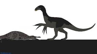 Jurassic Sega Tuormanet Suchomimus Vs Therizinosaurus [upl. by Nosna]