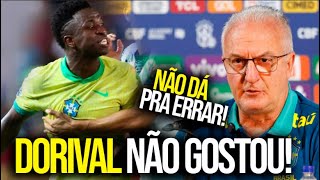 SELEÇÃO BRASILEIRA NÃO GANHA E DORIVAL DESABAFA EM COLETIVA [upl. by Aihcats305]