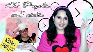 100 preguntas en 5 minutos ft Austin El Diamante Negro  Yessica Vega YimVlogs [upl. by Noillimaxam]