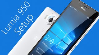 Microsoft Lumia 950 Setup [upl. by Schwartz]