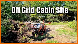 Building an Off Grid Cabin in the Wilderness Part 1 2024 [upl. by Weinreb]