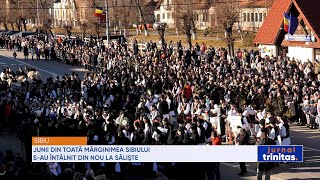 Junii din toată Mărginimea Sibiului sau întâlnit din nou la Sălişte [upl. by Ahcatan]