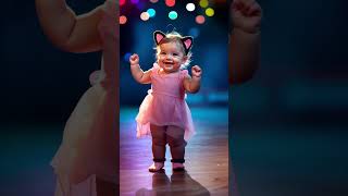 A babys magic with cat youtubeshorts cute kawaii ai baby dog animals magic [upl. by Abagail]