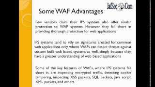 Intrusion Prevention Systems Vs Web Application Firewalls [upl. by Aisatana]