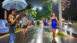 4K How is Thailand Now Pattaya Beach Road Freelancers [upl. by Disini]