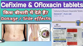 mahacef plus 100mg tablet uses in hindi  cefixime and ofloxacin 100mg  mahacef plus tablet 100mg [upl. by Ardme]