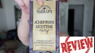 Village Naturals Therapy Aches  Pains Nighttime Relief Review [upl. by Ylyl302]