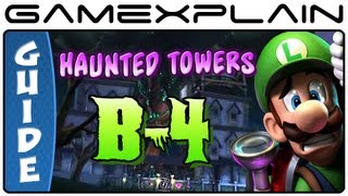 Luigis Mansion 2 Dark Moon Haunted Towers B4 Gem Boo amp Puzzle Guide amp Walkthrough 100 [upl. by Bradan]