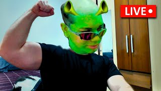 FACE REVEAL DO SHREK CALVO DE CRIA  LIVE 🔴 [upl. by Hedgcock]