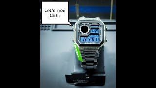 Modified Casio Customer Casio Mod Pauls Modded AE1200WH1A [upl. by Alaehcim]