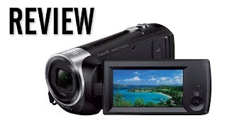 Sony Handycam HDRCX405 HD Video Camera Review [upl. by Faletti]