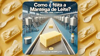 quotComo é Feita a Manteiga de Leite Descubra o Processo Industrial Completoquot [upl. by Iny]