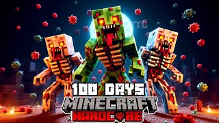 I Survived 100 Days in a Parasite Zombie Apocalypse in Minecraft Hardcore FULL MOVIE [upl. by Lobell229]