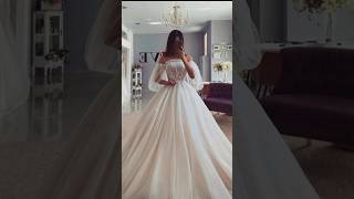 Vestidos de Noiva estilo Evasê com Tule e Renda Lindos vestidosdenoiva wedding noivas bridal [upl. by Laurene246]