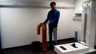 Limb volume measurement  custom made volumeter demo [upl. by Oremodlab]