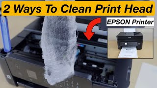 2 Ways To Clean Printhead of Epson Printer  WF2930 Auto amp Manual Method [upl. by Ahsekahs629]