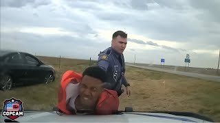 High Speed Chase Ends in Dramatic PIT Maneuver Caught on Police Dashcam Footage on I55 shorts [upl. by Arymahs]