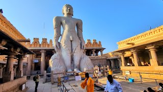 Gommateshwara Exploring the Magnificent Bahubali Statue in Shravanabelagola [upl. by Mendes]