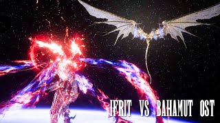 Final Fantasy XVI Ascension OST Ifrit Risen vs Bahamut Theme [upl. by Rangel701]